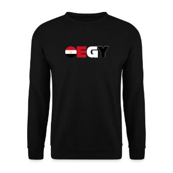 Egypt - Unisex Sweatshirt - black - Front - Alina (178cm) & Michal (187cm)