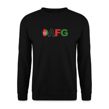 Afghanistan - Sweat-shirt Unisexe - noir - Devant - Alina (178cm) & Michal (187cm)
