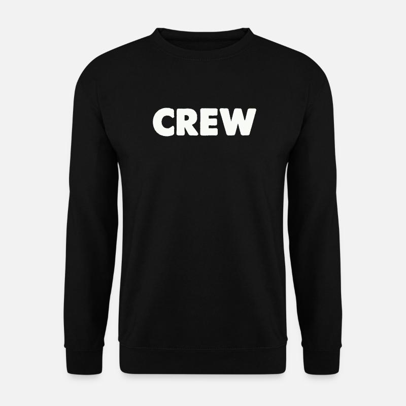 crew- - Unisex Pullover - Schwarz