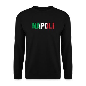 Napoli Neapel Italien - Unisex Pullover - Schwarz - Vorne - Alina (178cm) & Michal (187cm)