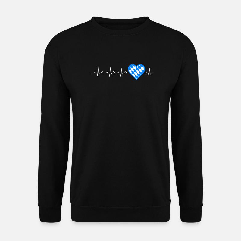 HERZSCHLOG BAYERN - Unisex Pullover - Schwarz
