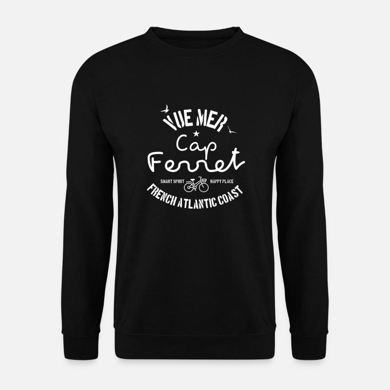 Vue Mer Cap Ferret - Sweat-shirt Unisexe - noir
