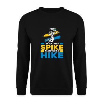 Volleyball Beach Volleyball - Unisex Sweatshirt - black - Front - Alina (178cm) & Michal (187cm)