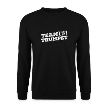 Trompette - Sweat-shirt Unisexe - noir - Devant - Alina (178cm) & Michal (187cm)