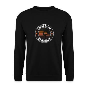 Escalade Alpinisme Grimpeurs - Sweat-shirt Unisexe - noir - Devant - Alina (178cm) & Michal (187cm)