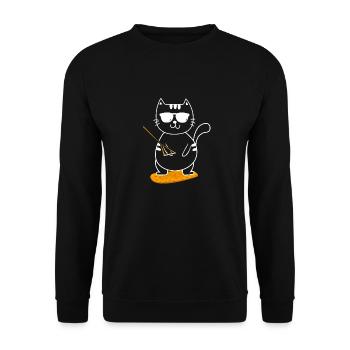 Wakeboarden Wakeboarding Wakeboard - Sweat-shirt Unisexe - noir - Devant - Alina (178cm) & Michal (187cm)