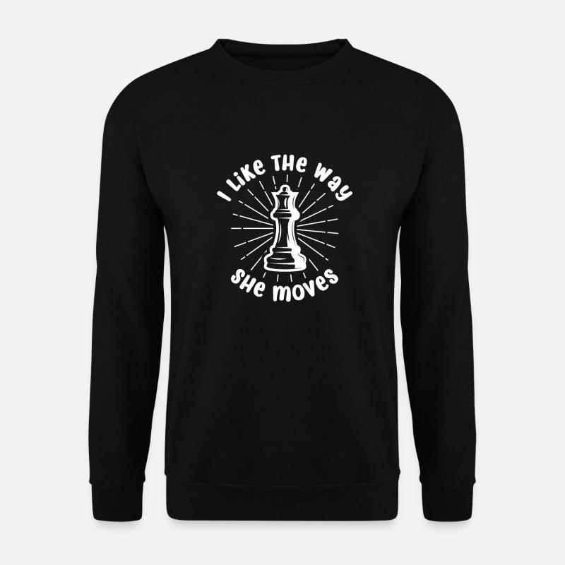 Schach Schachfigur - Unisex Pullover - Schwarz