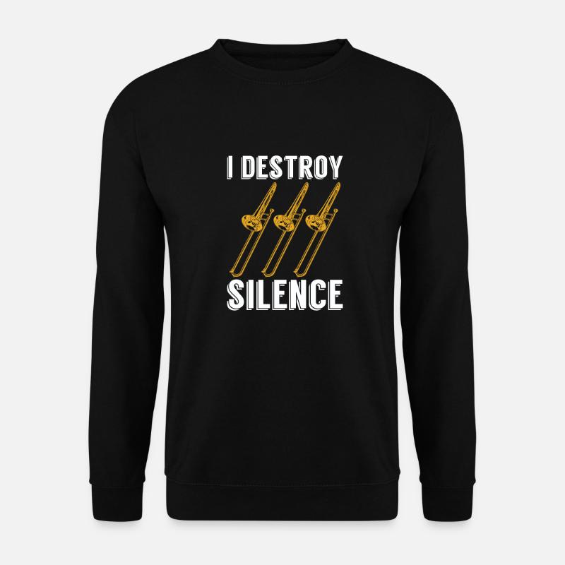 Posaune - Unisex Pullover - Schwarz