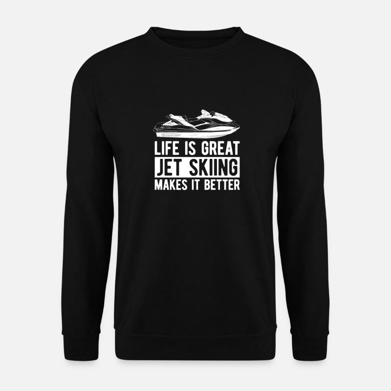 Jetski Jet Ski Snowmobile - Unisex Sweatshirt - black