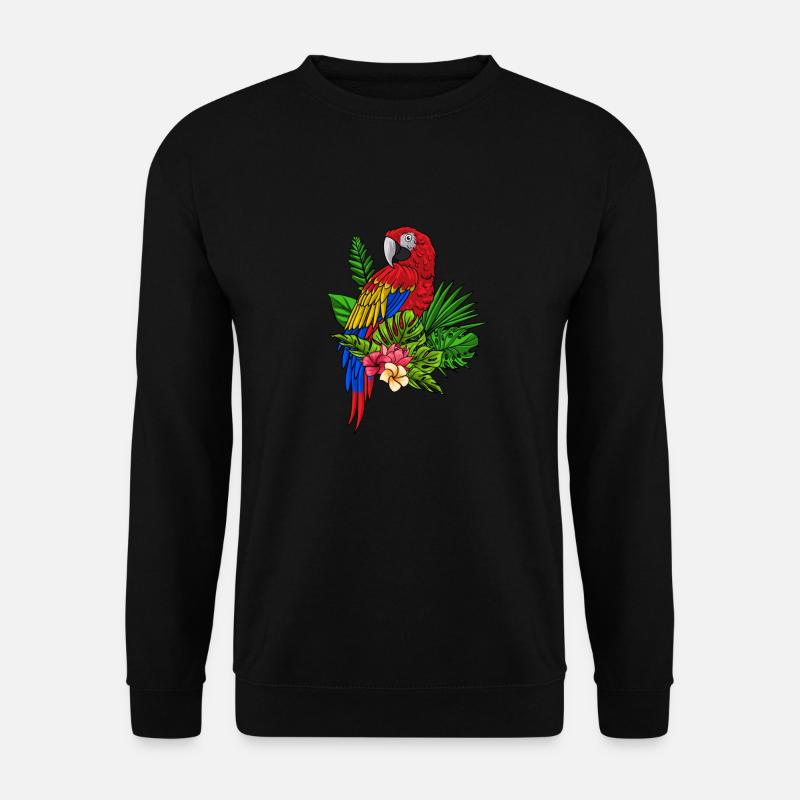 Papagei - Unisex Pullover - Schwarz