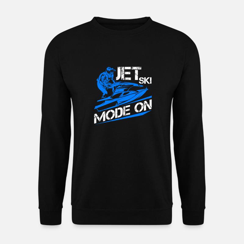 Jetski Jet Ski Motorschlitten - Unisex Pullover - Schwarz