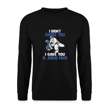 Judo Judoka - Unisex Sweatshirt - black - Front - Alina (178cm) & Michal (187cm)