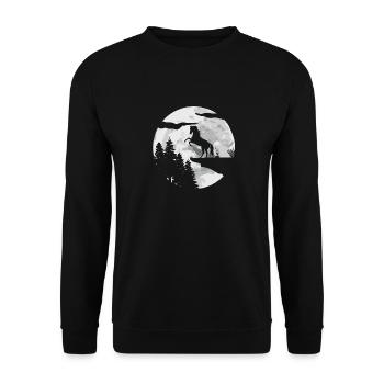 Cavalier Équitation Équitation - Sweat-shirt Unisexe - noir - Devant - Alina (178cm) & Michal (187cm)