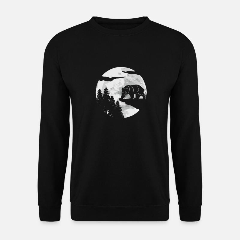 Panda Pandabär - Unisex Pullover - Schwarz