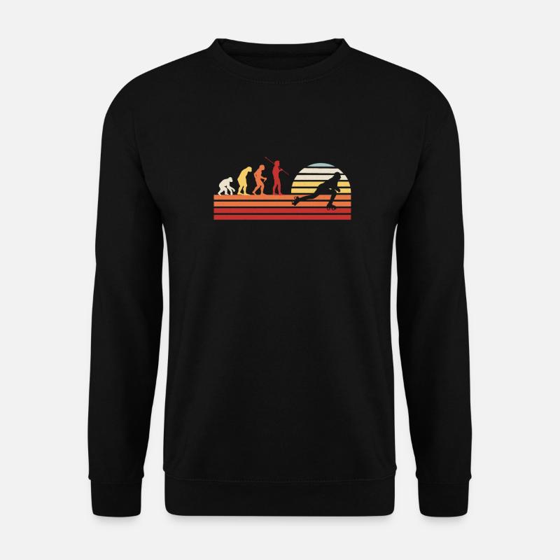 Rollschuhe Laufen Roller Skates - Unisex Pullover - Schwarz