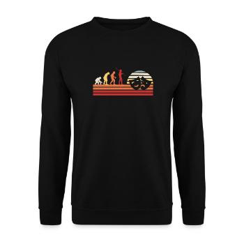 Retro Theater Vintage Theater - Unisex Sweatshirt - black - Front - Alina (178cm) & Michal (187cm)