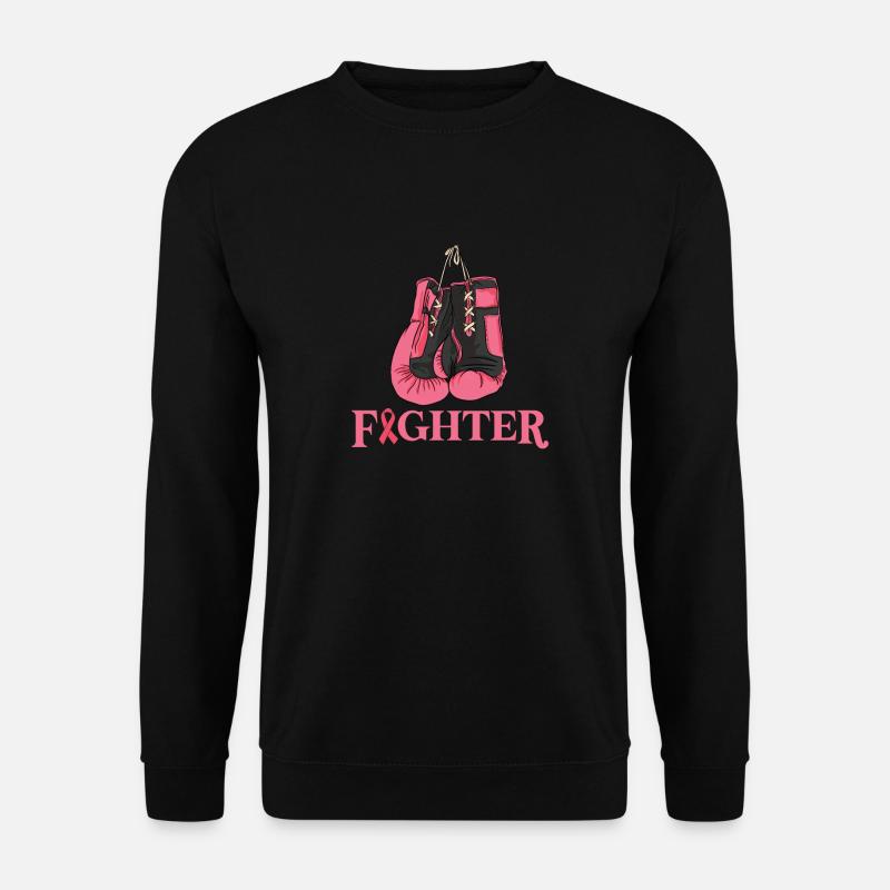 Brustkrebs Krebs - Unisex Pullover - Schwarz