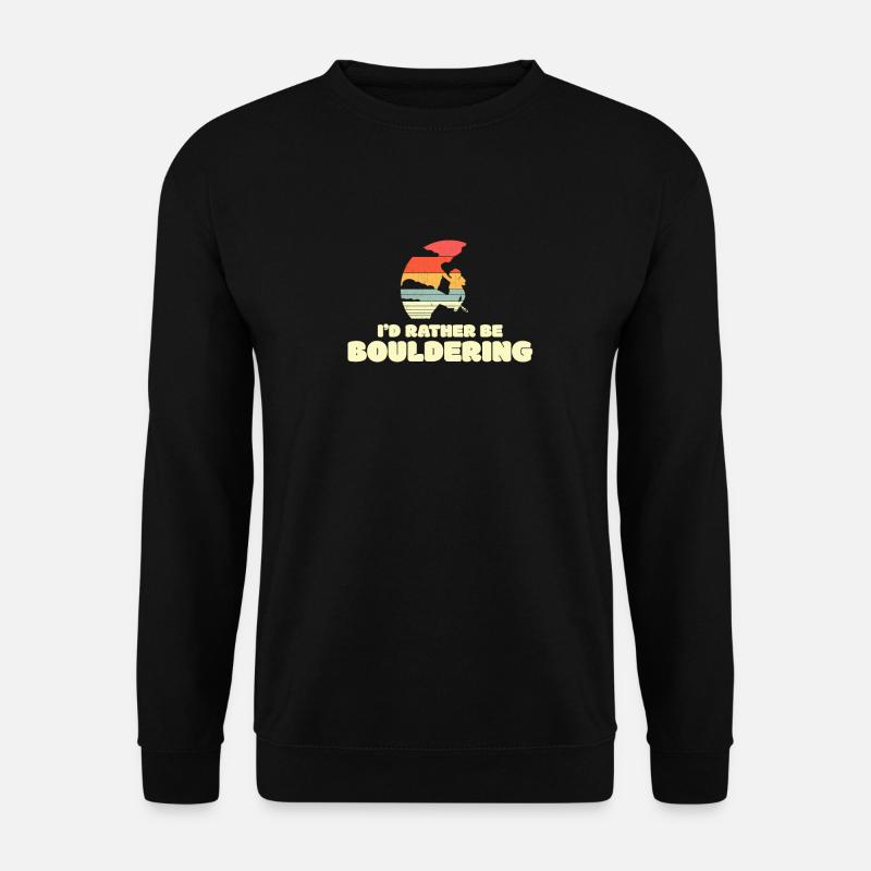 Bouldering - Unisex Sweatshirt - black