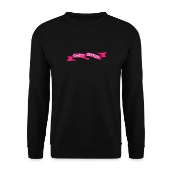 Sweet 16 - Unisex Pullover - Schwarz - Vorne - Alina (178cm) & Michal (187cm)