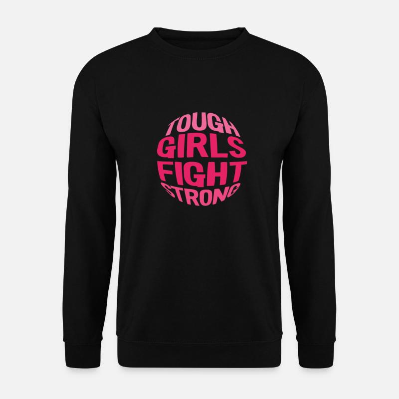 Brustkrebs Krebs - Unisex Pullover - Schwarz
