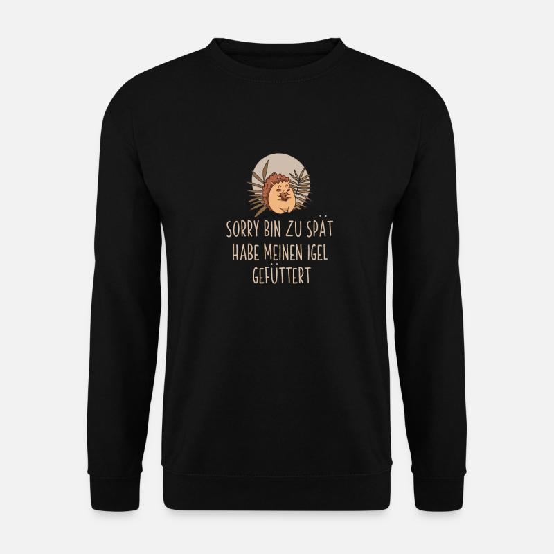 Igel - Unisex Pullover - Schwarz