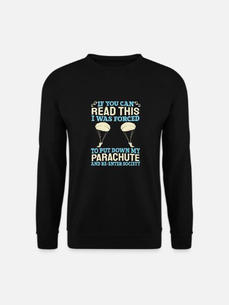 Skydiving Skydiving Sky Diving - Unisex Sweatshirt - black