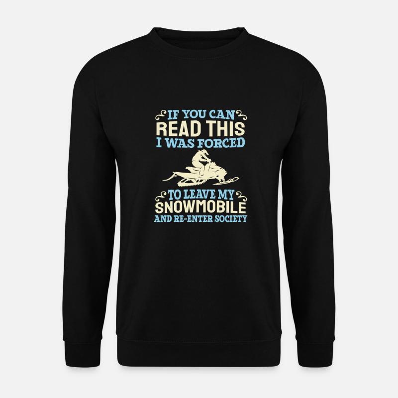 Schneemobil - Unisex Pullover - Schwarz