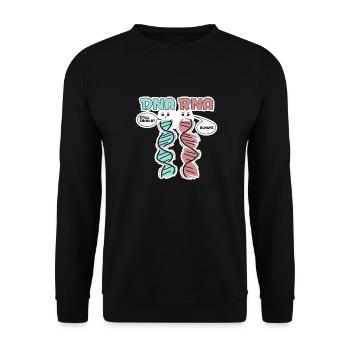Biologiste scientifique en biologie - Sweat-shirt Unisexe - noir - Devant - Alina (178cm) & Michal (187cm)