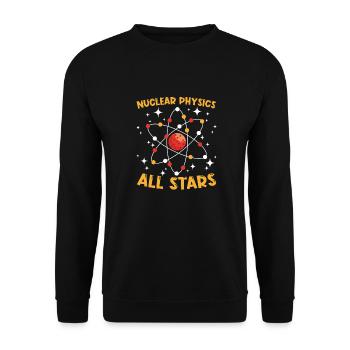 Physicien physicien - Sweat-shirt Unisexe - noir - Devant - Alina (178cm) & Michal (187cm)