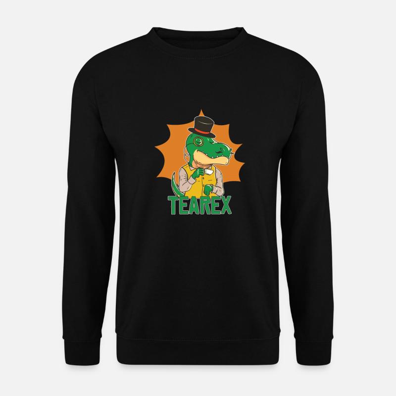T-Rex Tee Rex Thé Rex - Sweat-shirt Unisexe - noir
