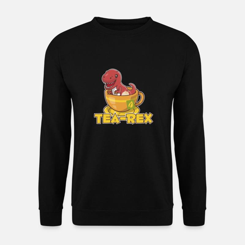 T-Rex Tee Rex Thé Rex - Sweat-shirt Unisexe - noir