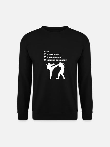 Muay Thai Boxe Thaiboxen Boxer - Sweat-shirt Unisexe - noir