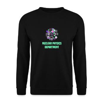 Physik Physiker - Unisex Pullover - Schwarz - Vorne - Alina (178cm) & Michal (187cm)