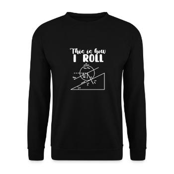 Physicien physicien - Sweat-shirt Unisexe - noir - Devant - Alina (178cm) & Michal (187cm)