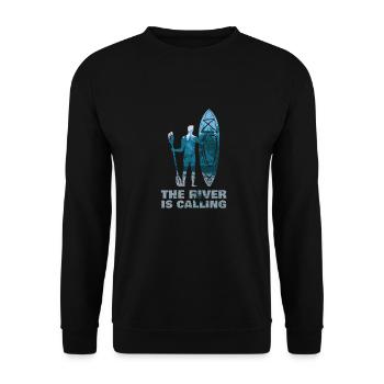 Kajak Kayak - Sweat-shirt Unisexe - noir - Devant - Alina (178cm) & Michal (187cm)