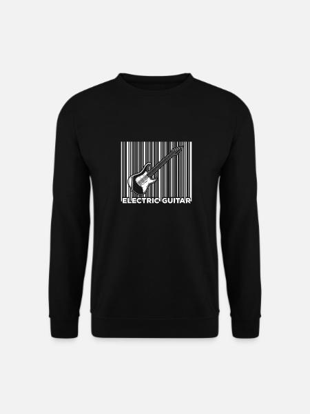 E-Gitarre Elektrogitarre Gitarrist Gitarre - Unisex Pullover - Schwarz