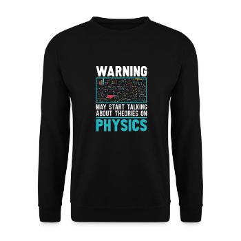 Physik Physiker - Unisex Pullover - Schwarz - Vorne - Alina (178cm) & Michal (187cm)