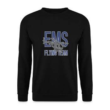 Helicopter Helicopter Pilot Helicopter - Unisex Sweatshirt - black - Front - Alina (178cm) & Michal (187cm)