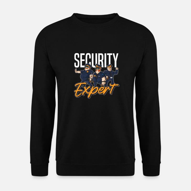 Security Wachmann Sicherheitsdienst - Unisex Pullover - Schwarz