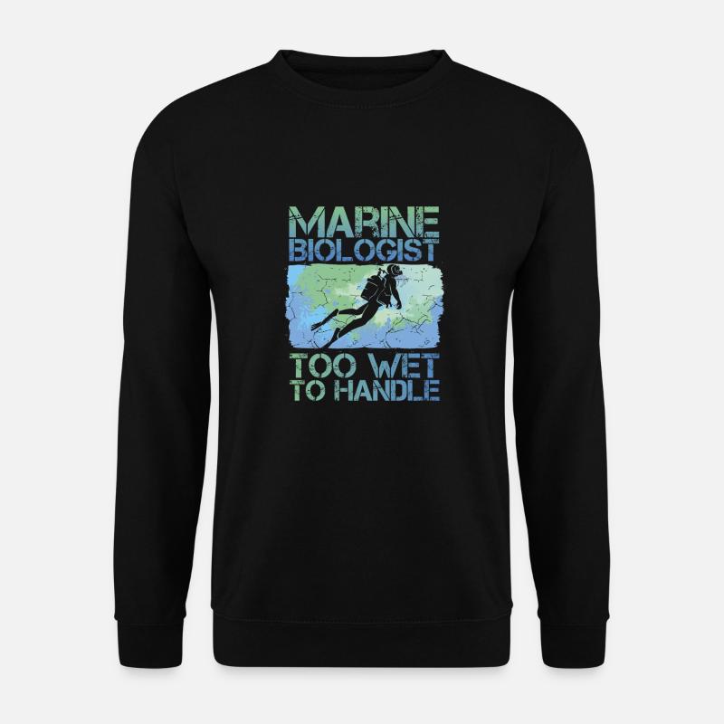 Meeresbiologie - Unisex Pullover - Schwarz