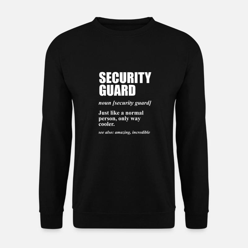 Security Security Guard Security Service - Unisex Sweatshirt - black