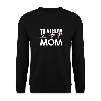 Triathlon - Unisex Pullover - Schwarz - Vorne - Alina (178cm) & Michal (187cm)