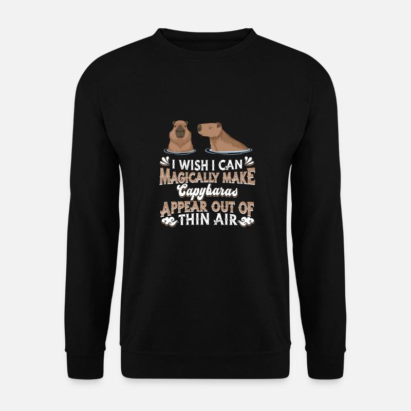 Capybara capybara rodent - Unisex Sweatshirt - black