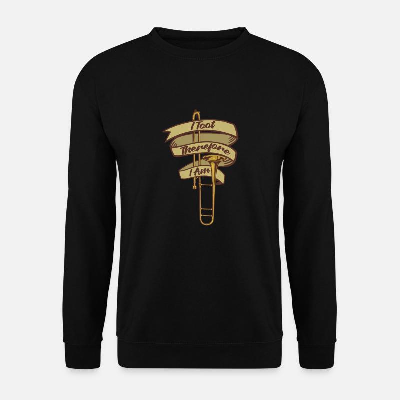 Posaune - Unisex Pullover - Schwarz