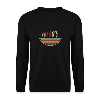 Trombone - Sweat-shirt Unisexe - noir - Devant - Alina (178cm) & Michal (187cm)