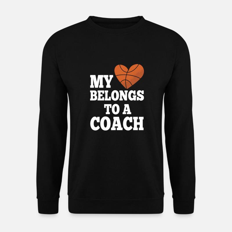 Basketballtrainer Basketball Trainer Coach - Unisex Sweatshirt - black