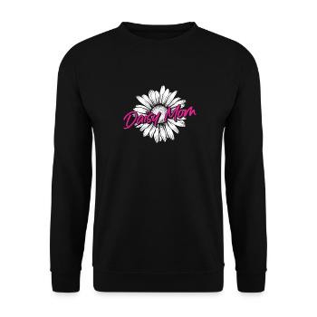 Hobbygärtner Garten Gärtner Gänseblume - Unisex Pullover - Schwarz - Vorne - Alina (178cm) & Michal (187cm)