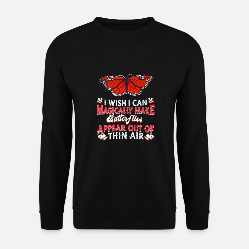 Butterfly - Unisex Sweatshirt - black