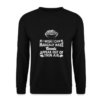 Breakfast Muesli Cereals - Unisex Sweatshirt - black - Front - Alina (178cm) & Michal (187cm)