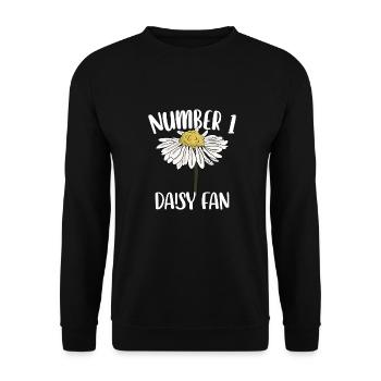 Hobby Gardener Garden Gardener Daisy - Unisex Sweatshirt - black - Front - Alina (178cm) & Michal (187cm)